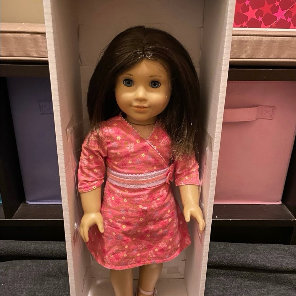 SOLD American Girl 2009 Chrissa Doll Retired ADDED: llama